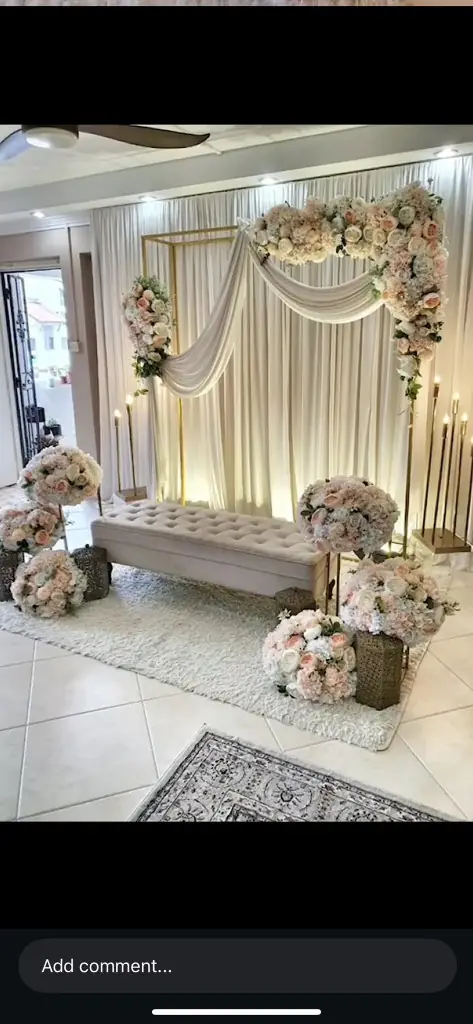 Floral work by Jaan Three Floristry & Weddings