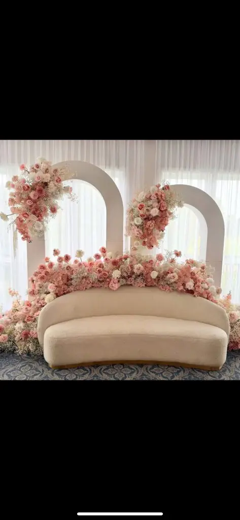Floral work by Jaan Three Floristry & Weddings