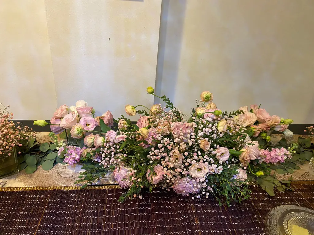 Floral work by Jaan Three Floristry & Weddings