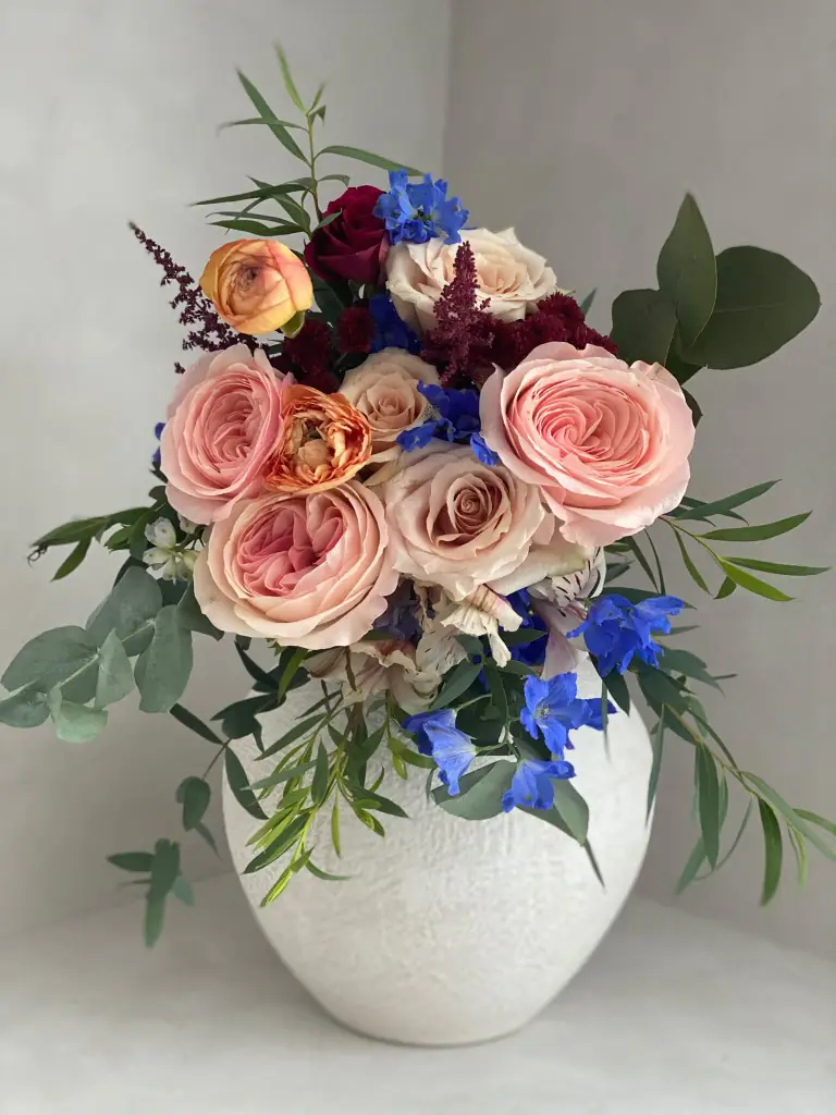 Floral work by Jaan Three Floristry & Weddings